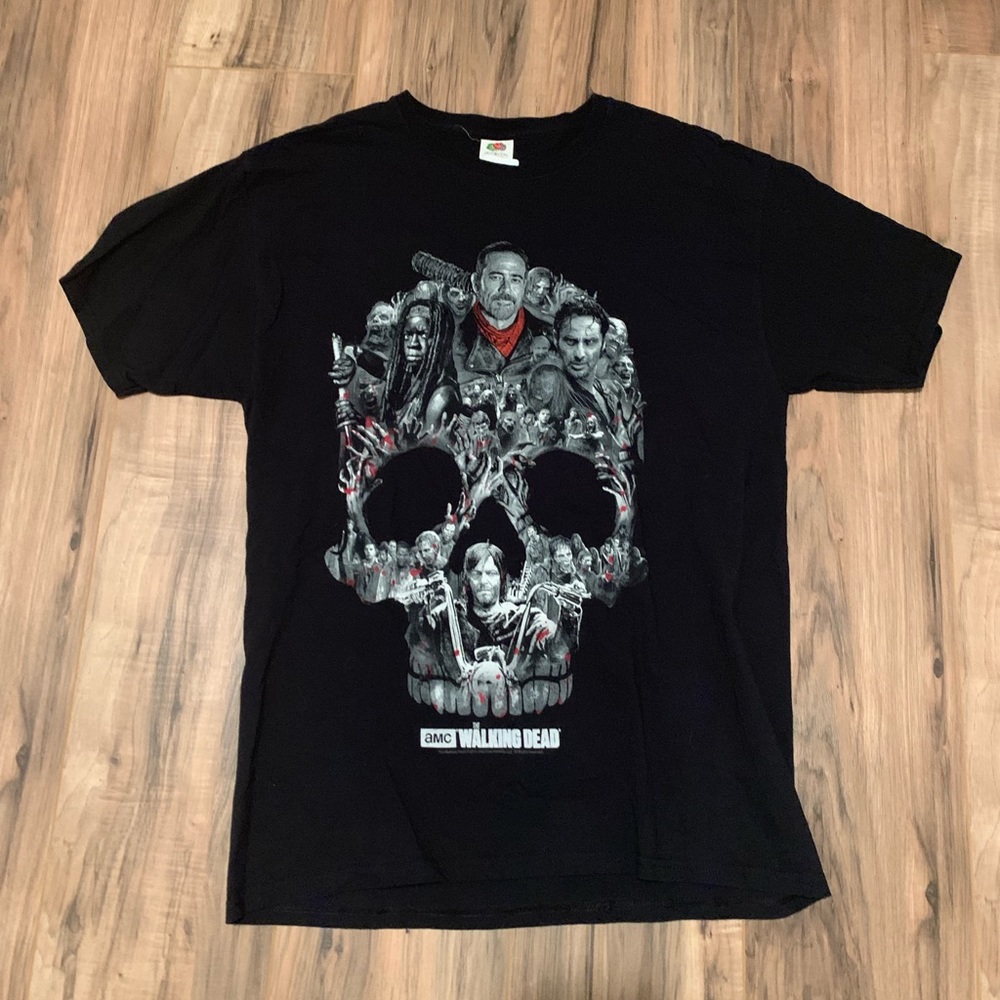 The walking dead skull shirt